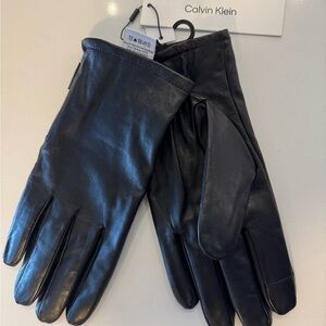 Men’s Calvin Klein Leather Gloves